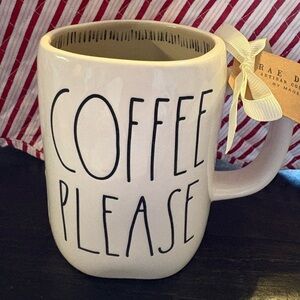Rae Dunn Cream Coffee Please Mug